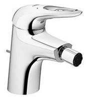 grohe Eurostyle 1-greeps bidetkraan met pop-up waste, chroom