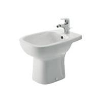 Duravit D-Code staand bidet inclusief bevestiging wit