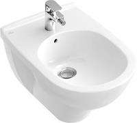 Villeroy&boch - Bidet O.novo 560x360x320mm Oval wandhängend Weiß Alpin CeramicPlus