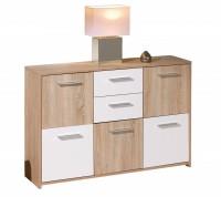 Dressoir Elvezia - bruin - 77x115x30 cm