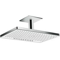 hansgrohe Kopfbrause »Rainmaker Select 460«, 2jet mit Deckenanschluss Weiß / Chrom