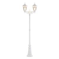 Konstsmide Mastlamp Firenze, 2-lamps, wit