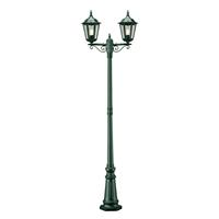 Konstsmide Mastlamp Firenze, 2-lamps, groen