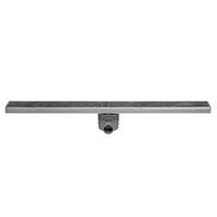 Easy Drain Tegeldrain tegelgoot met zijuitloop 50mm 9.8X140CM met 30/35/50cm waterslot EDT1400