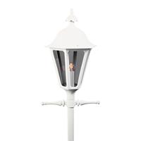 Konstsmide Lantaarnlamp Pallas 1-lichts 68cm matwit exclusief paal 567-250