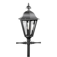 Konstsmide Lantaarnlamp Pallas 1-lichts 68cm matzwart exclusief paal 567-750