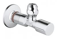 grohe hoekstopkraan 1/2'' x 3/8'' met zelfdichtend schroefdraad, chroom