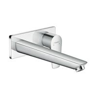 Hansgrohe Talis E afdekset wastafelkraan uitloop 225 mm, chroom