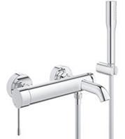 grohe Essence New badmengkraan met omstel en koppelingen douchegarnituur chroom