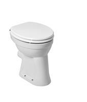 Toiletpot Staand Senior PK 46,5x36x45,5cm Keramiek Vlakspoel Glans Wit