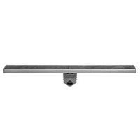 Easy Drain Tegeldrain tegelgoot met zijuitloop 50mm 9.8X160CM met 30/35/50cm waterslot EDT1600