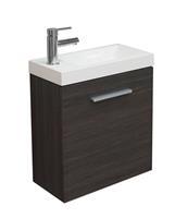 Mueller Emma toiletmeubel houtnerf grijs 50x25x50cm