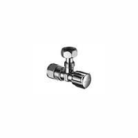 Eckregulierventil comfort comfort chrom, mit umstellbarer Verschraubung 1/2' x 3/8', Überwurfmutter 3/8' 050450699 - Schell