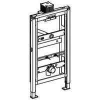 Duofix inbouwelement urinoir z/spoelinr. staal (hxbxd) 980x500x160mm constructie zelfdragend