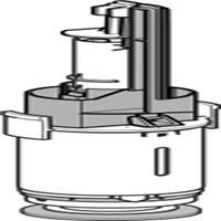 Heberglocke zu ap 140 Spülkasten 240428001 für 2 Mengenspülung - Geberit