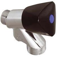 Basic Beluchterkraan verchroomd knop Kiwa 1/2 zonder wartel 70550