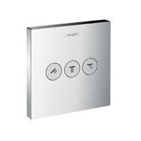 Hansgrohe ShowerSelect afbouwdeel voor inbouwstopkraan met 3 stopfuncties, chroom