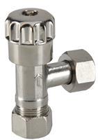 Saniville Hoekstopkranen 3/8x12 Knel Chroom