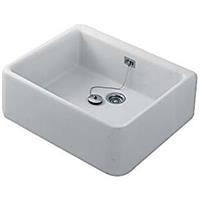 Villeroy & Boch Spülbecken ohne Novo/Omnia Pro mit Überlauf 495x170x400mm weiß alpin, ohne Befestigingsmaterial! 63210001