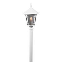 Konstsmide Buitenlamp Virgo wit 1-lichts 35cm exclusief paal 578-250