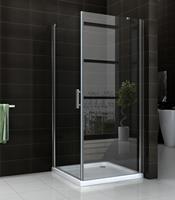Mueller Wiesbaden Single douchecabine 900x900x2000 chroom 8mm NANO