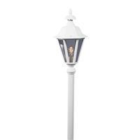 Konstsmide Lantaarnlamp Pallas 1-lichts 41cm matwit exclusief sokkel/paal 428-250