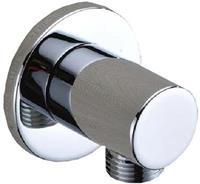 Mueller Luxe mess.muur doucheaansluiting rond 1/2" chroom