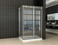Xellanz Block Uni douchecabine 140x90x200cm chroom profiel 8mm dik glas NANO coating 20.3864