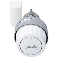 RA2922 radiatorthermostaatknop recht wit aansluiting op radiatorafsluiter click 22 vandaalbestendig