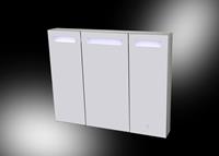 Best Design Aluma Spiegelkast inclusief LED Verlichting 100x80cm