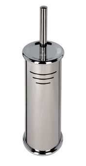 Geesa Hotel Toiletborstel met houder Chroom (witte borstelkop) 915115