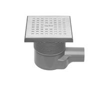 Easy Drain Aqua quattro vloerput abs 15x15cm horizontaal diameter 4cm aqua15x15msi6