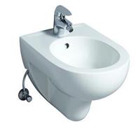 GEBERIT Bidet Renova Nr. 1, mit Überlauf, weiß, KeraTect