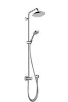 Hansgrohe Croma 220 doucheset met Reno showerpipe, chroom