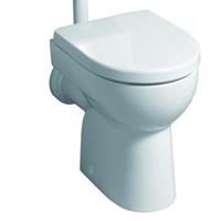 Staand Toilet Renova Met Rand Platte bodem 355x410x475mm Wit