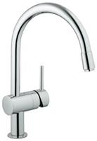 GROHE Einhand-SPT-Batterie Minta 32918DN15 Mousseurauslauf chrom