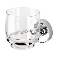 Geesa Luna glashouder met glas chroom 915502