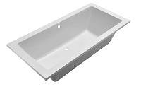 Mueller Wiesbaden Santino SQ inbouw Ligbad 190x90x49 cm Wit DUO