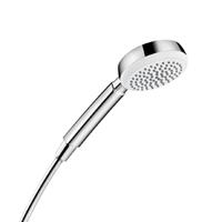 hansgrohe Handbrause »Crometta 100«, 1jet EcoSmart 9 l/min Weiß / Chrom