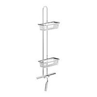 System 2 etagere messing chroom (hxbxd) 846x200x116mm