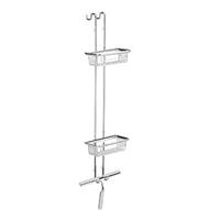 System2 Türetagere, 2 tiefe Körbe, Duschwischer, chrom, 356600106 - 356600106 - Emco