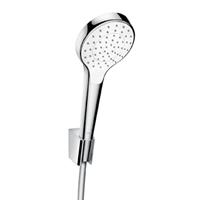 hansgrohe Handbrause »Croma Select S«, Brausehalterset 1jet mit Brauseschlauch 160 cm Weiß / Chrom