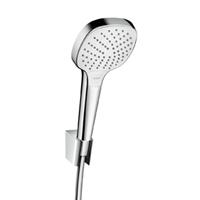 Hansgrohe Croma Select E Vario / Porter'S badset 125 cm met doucheslang, wit-, chroom