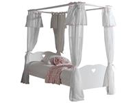 hemelbed Amori - wit - 74,5x97x211,2 cm