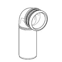 GROHE Ablaufbogen 42327 DN 80 mitTiefenverstellung