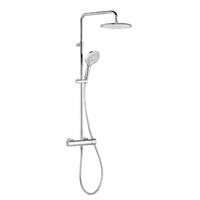 Kludi Freshline douchesysteem met douchekraan thermostatisch met hoofddouche Ã¸25cm en handdouche 3S