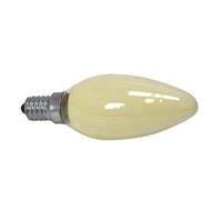 Hausmarke Gluehbirne GlÃ¼hbirne Kerzenlampe | E14 Dimmbar | 25W Gelb
