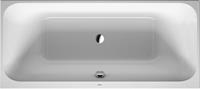 Duravit HappyD 2 kunststof inbouwbad acryl rechthoekig met 2 rugsteunen 180x80x46cm wit 700314000000000