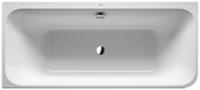 Duravit Happy d.2 bad rechthoek 180x80cm hoek links met paneel wit 700316000000000