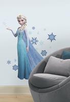 Disney Frozen Elsa Muursticker Met Glitter-effect Xl